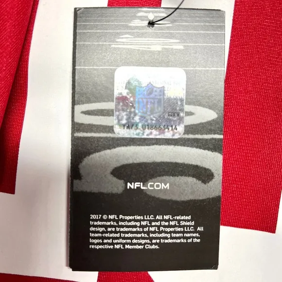 Nike San Francisco 49ers Jersey Large Red Garoppolo 10 NFL‎ On Field Loose Fit - Image 5