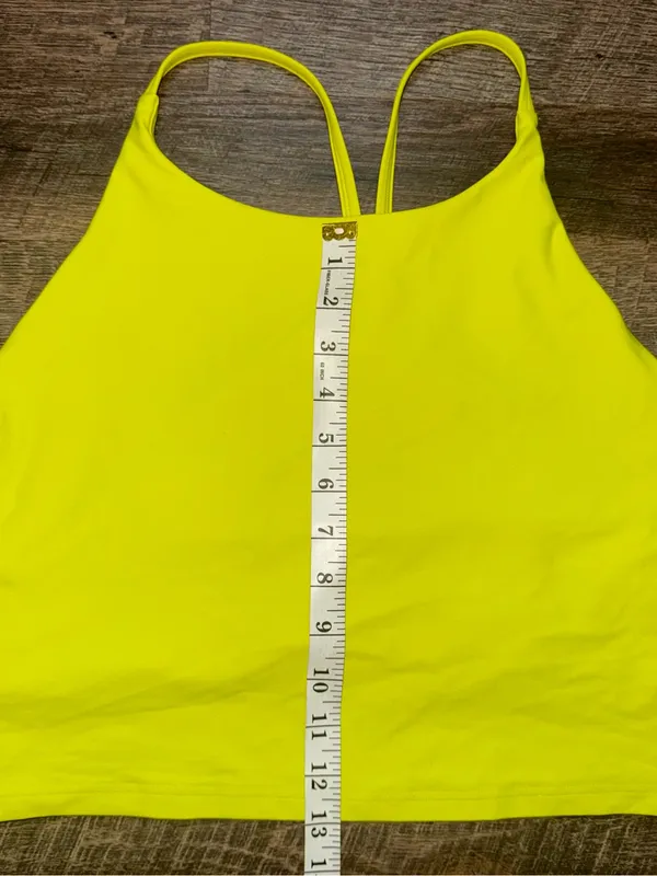 Old Navy Powersoft Neon Strappy Crop Tank Top Size XL - Image 11