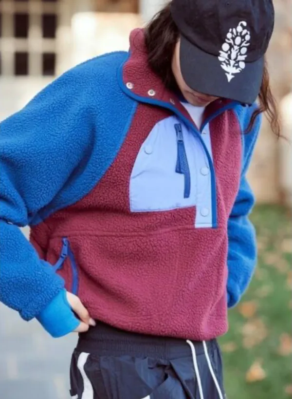 Free People Movement Hit The Slopes Fleece Jacket Pullover - Image 2