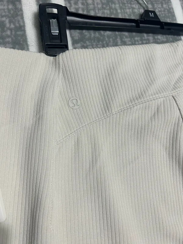 Lululemon Ribbed Softstreme Zip Leg High-Rise Crop - Image 6