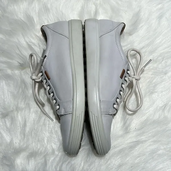 ECCO Womens White Leather Golf‎ shoes Size 9. B72 - Image 7