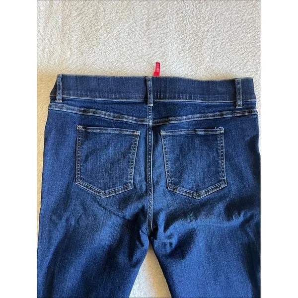 SPANXshape EveryWear Pull-On Flare Jeans XL High Rise Dark Wash Stretch - Image 10