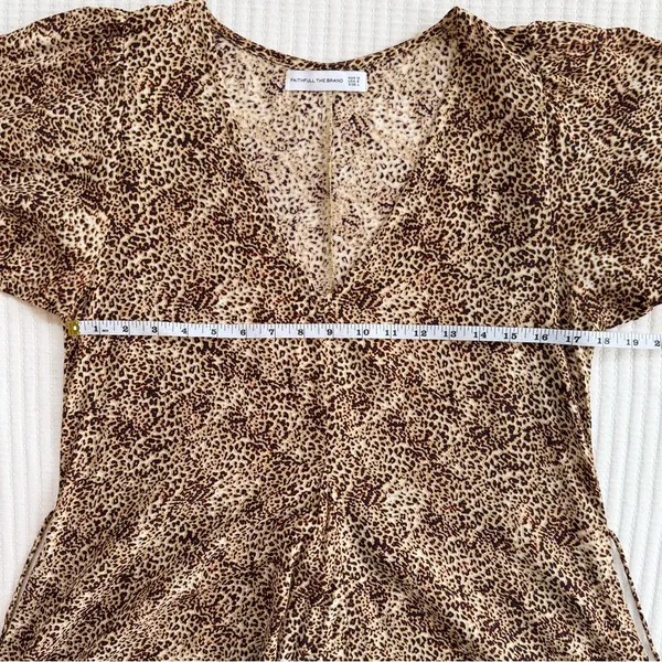 Faithfull the Brand Maggie Midi Dress in the Charlie Leopard Print - Image 8