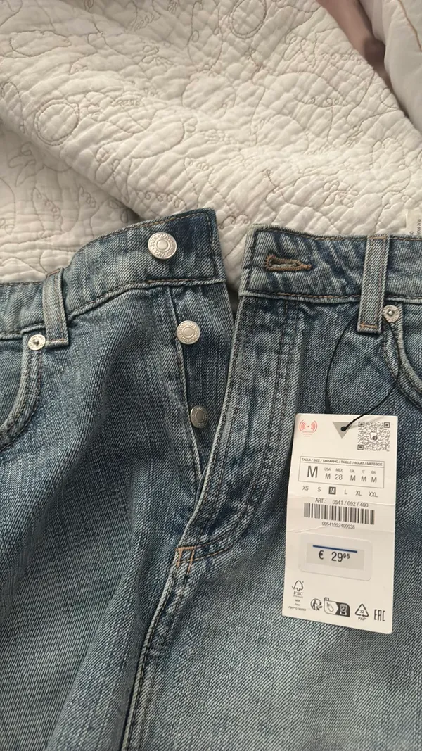 ZARA Mini Denim Skirt - Image 3