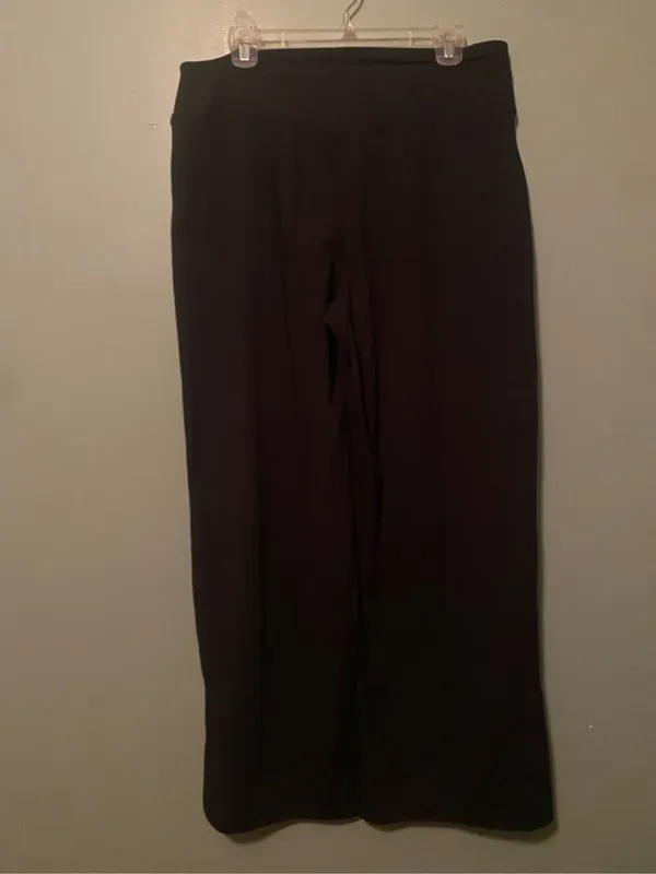 ESOFT Wide Leg Pants High-Waisted Yoga Work Dress Pants Pockets XL NWOT - Image 5