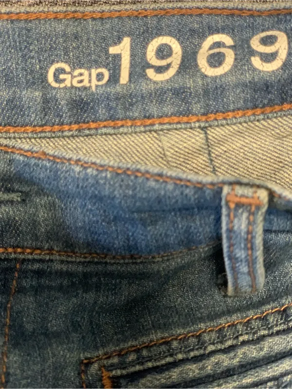 GAP Light Blue Flared Jeans – Low- Rise Size-27/4 Y2K Boho - Image 2