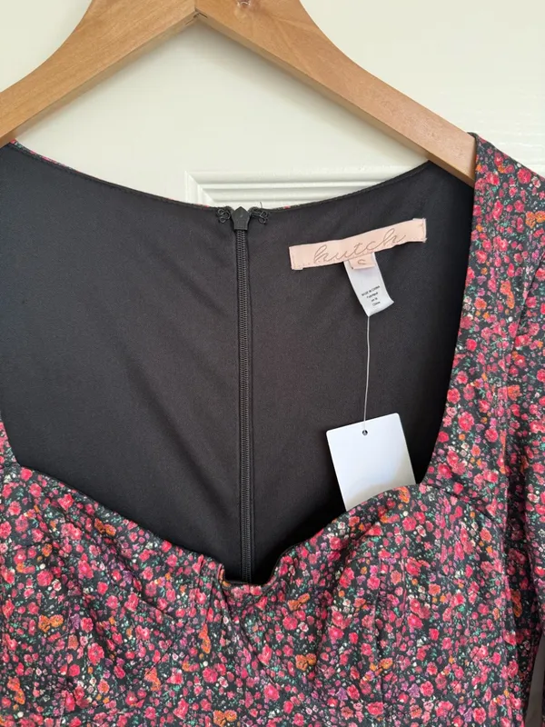 Anthropologie HUTCH Chase Tiered Long Sleeve Floral Midi Cottage‎ Dress S NWT - Image 8