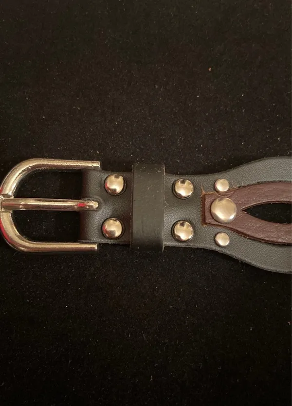 Harley Stud Leather Bracelet - Image 5