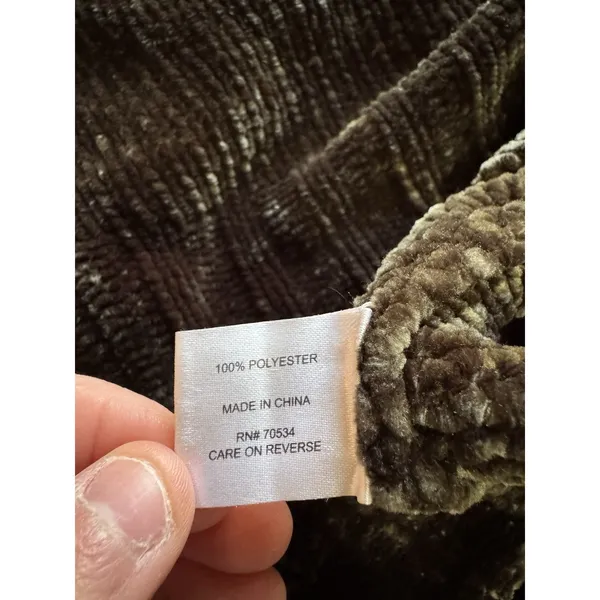 Orvis Women Green Sweater Size Small Soft Knit Pullover Casual Classic Polyester - Image 9