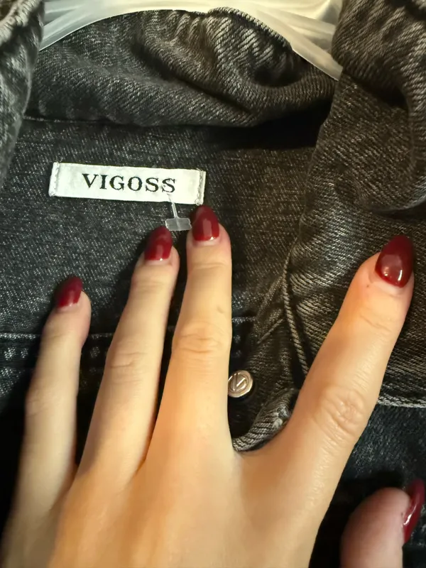 Vigoss Custom made Philadelphia eagles black denim jacket - Image 3