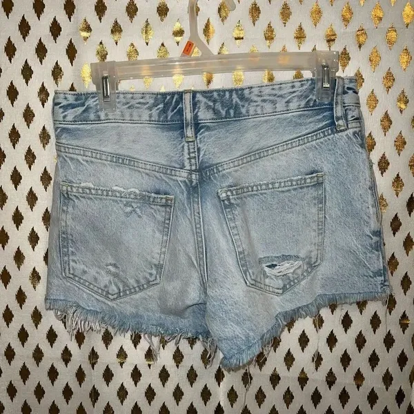NWT Free People we the people distressed Jean shorts size 25 - Image 3