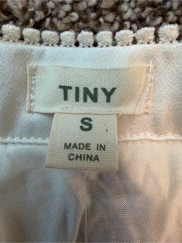 Anthropologie TINY Eliana Embroidered Floral Top Ivory Small NWT - Image 12