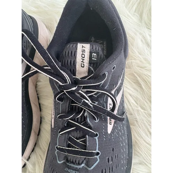 Brooks Ghost 13 Women's Running‎ Shoes Gray Pink Size 9 Athletic Sneaker - Image 4