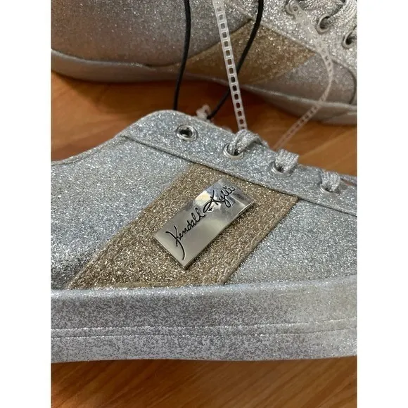 Kendall + Kylie Sneakers Glitter Silver &‎ Gold - Image 4