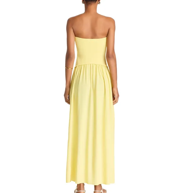 Solid & Striped Strapless Soglio Dress - Image 4