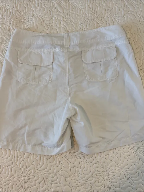 Bimini Bay Challenger Womens Fishing Shorts Size 8 White Nylon Outdoor - Image 2