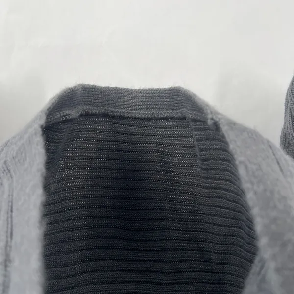 Anthropologie Laurete Lane Womens Size M Alpaca Blend Gray 3/4 Sleeve Crop Cardigan‎ Sweater - Image 5