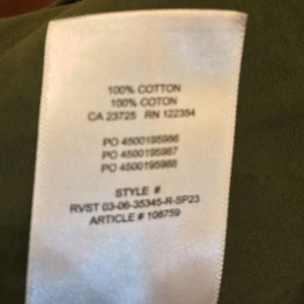TNA Green Cargo jeans 00 pants - Image 7