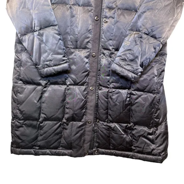The North Face Womens 600 Fill Down Quilted Long Parka Puffer Jacket Black Small - Image 4