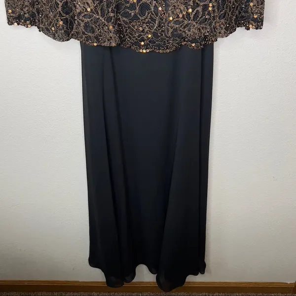Vintage‎ Karen Miller New York Formal Dress 2 Pc - Image 4