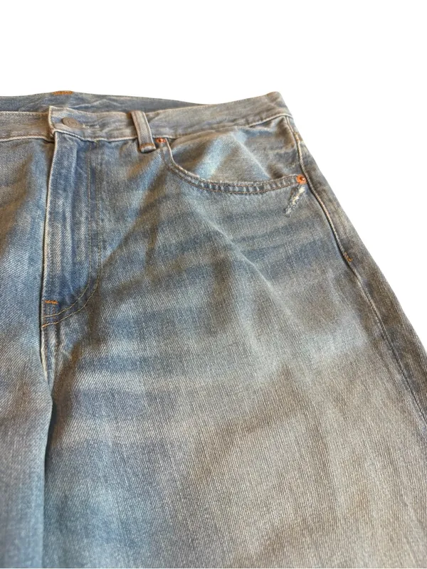 Denimist Lindsay Slim Boyfriend Jeans Light Wash Denim Distressed Size 31 Womens - Image 3