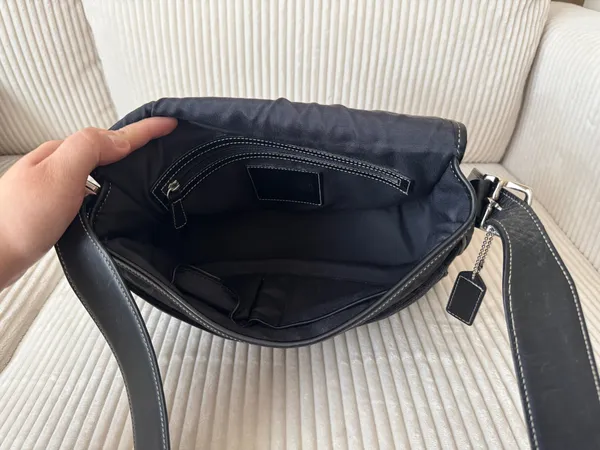 Coach Black Canvas Crossbody - Image 6