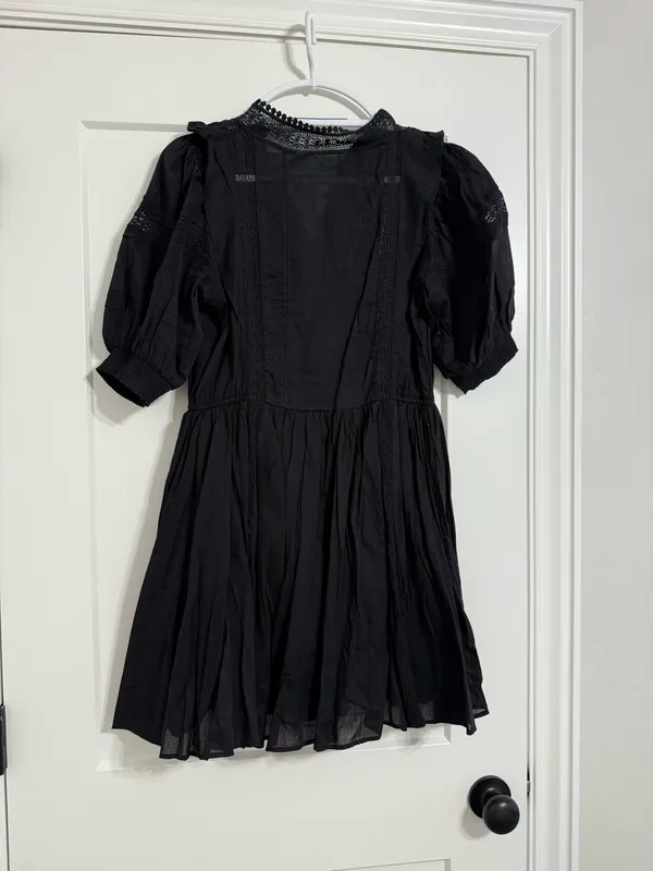 Mango Black Mini Dress - Image 7