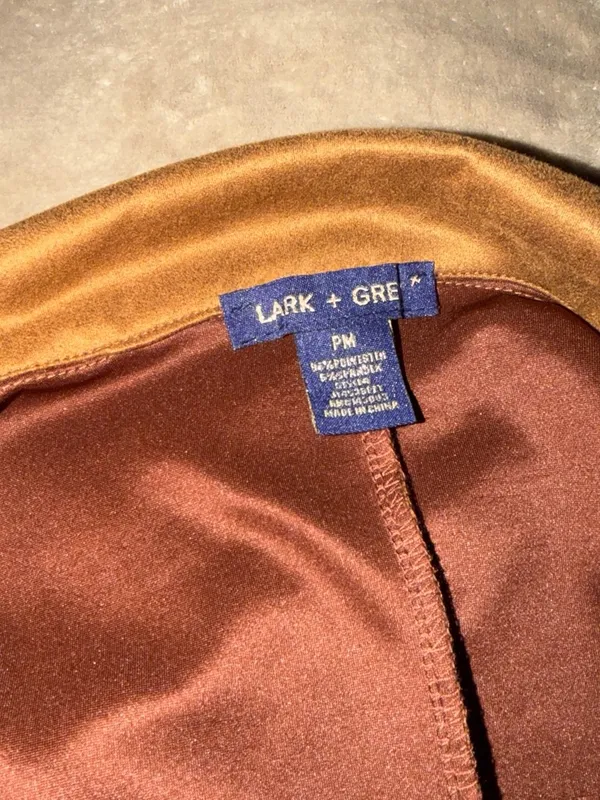 Women’s Tan Faux Suede Blazer Jacket - Unbranded - Image 3