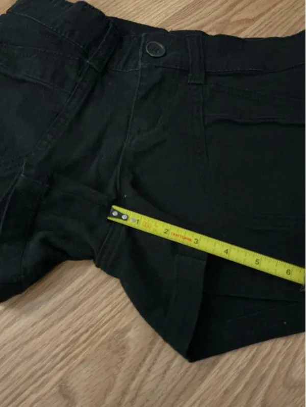 Y2K Unionbay Black Low Rise Shorts Size 1 (25W) - Image 7