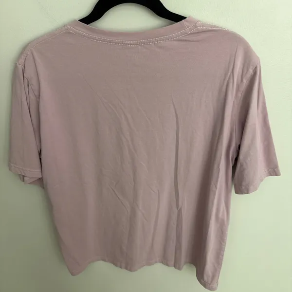 Dusty Rose Puff Heart Tee Pink Size L - Image 2