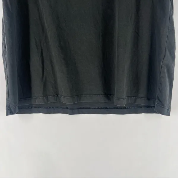 Disney Mickey Mouse Dark Charcoal Gray Minimalistic Cuffed ‎ Short Sleeve Tee - Image 6