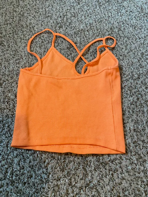 Zara orange crop top - Image 2
