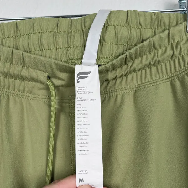 Fabletics Womens Green Joggers Soft‎ Lightweight Track Pants - Image 4