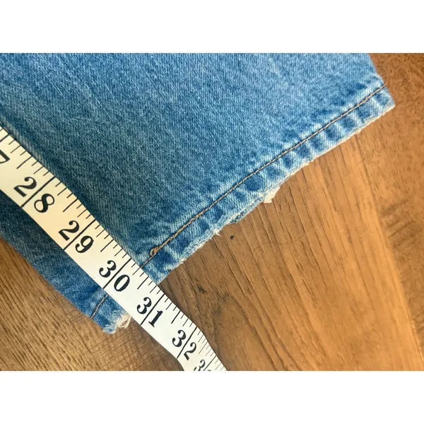 Levis Low Pro Straight Jeans Womens 28 Medium Wash Blue Denim Low Rise Pants - Image 6