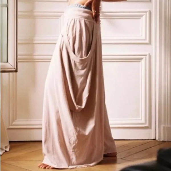 Free People Intimately Summer Slumbers Wide Leg Draped Harem Pants | Size XS - Image 5