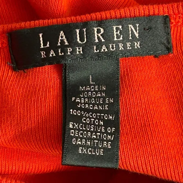 Lauren Ralph Lauren Shirt Orange‎ L - Image 7