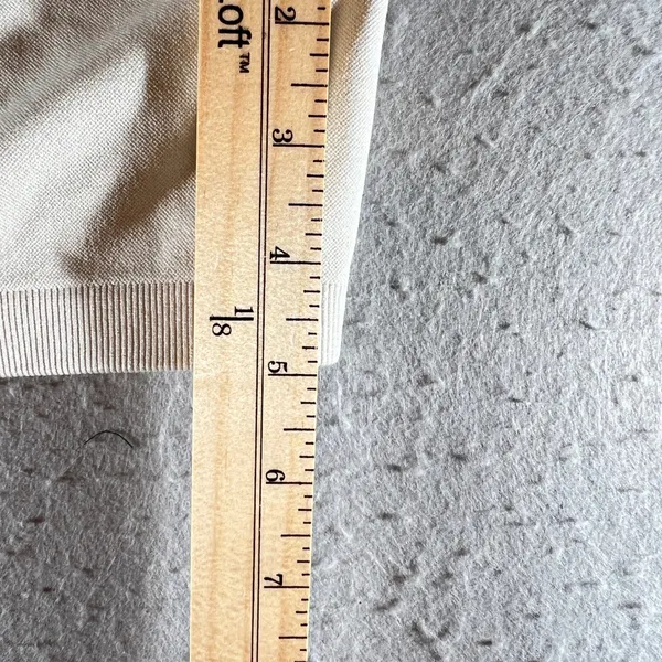 1007 | Youngla‎ Seamless Ribbed Strapless Bandeau Tube Top Cream Women Medium - Image 4