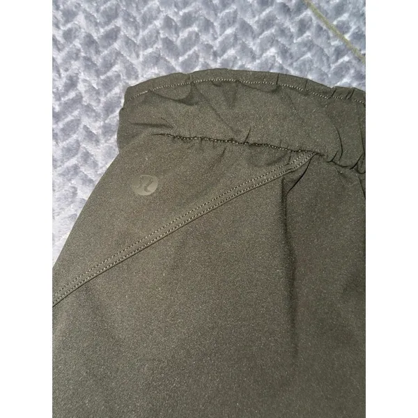 Lululemon Women's‎ Jogger Pants On The Fly Luxtreme Dark Olive Green Size 14 - Image 7