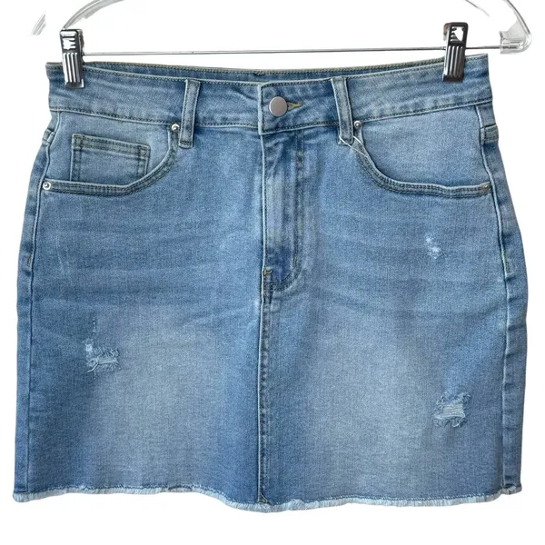 NEW Unbranded Denim Skirt Capsule‎ Summer Coastal Rodeo Cowgirl M - Image 2