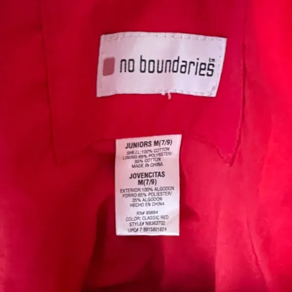 Vintage No Boundaries‎ Jacket Red Size M - Image 5