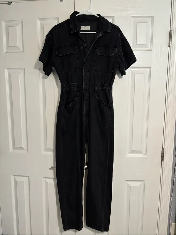 Free People Marci Coveralls Black - Image 3