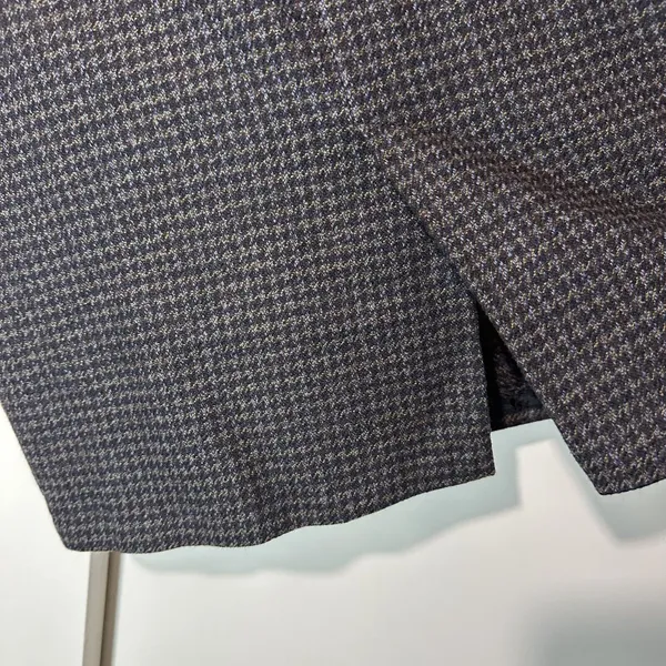 Burberrys Wool‎ Cashmere Donna Pencil Skirt Business Career Herringbone Large 48 - Image 3