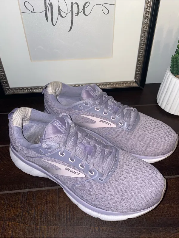 Brooks Transmit 3 Lavender Light Pink Running Sneakers Size 9.5 - Image 15