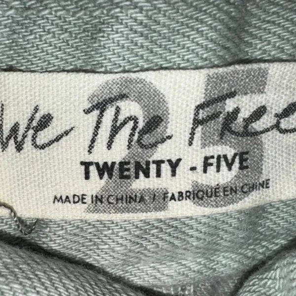 Free People We The Free Paloma Slouchy Belted Pants Size 25 Sage Green High Rise - Image 5