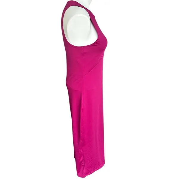 Gaze Cutout Detail Bodycon Dress Fuscia Pink M NWT - Image 3