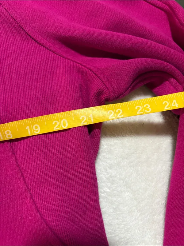 Lululemon size medium large scuba Women's oversized half zip Pullover Sweater - Image 4