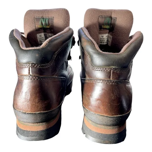 Timberland Euro Hiker 95301 Women’s Brown Leather Waterproof boot sz: 7M - Image 5