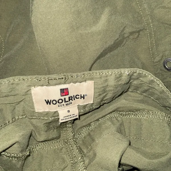 Woolrich Capri Hiking‎ Pants Size 8 Olive Green - Image 2