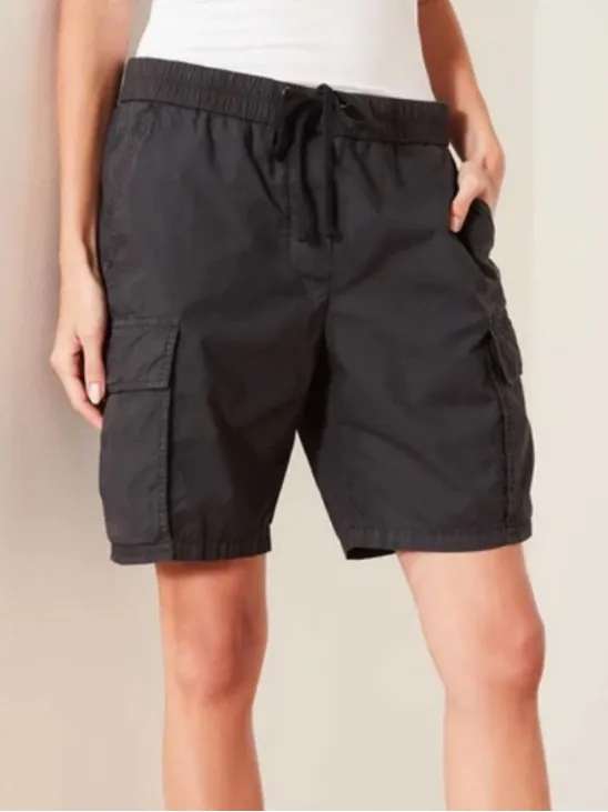 James Perse Black Cargo Shorts with Drawstring Waist size 2 / Medium Ripstop‎ - Image 13
