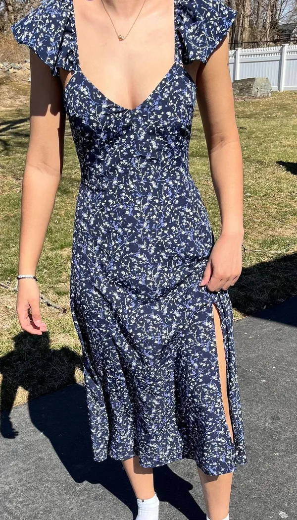 Altar’d State Floral Midi Dress - Image 3